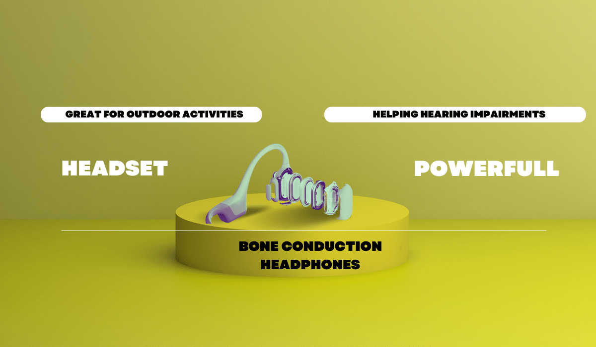 Bone-conduction headphones