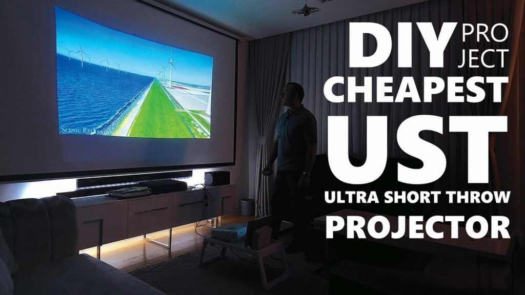 ultra short throw projector